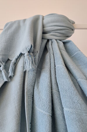 Sevim %100 Pamuk Düz Havlu Peştemal-90x170 cm