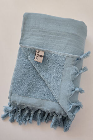 Sevim %100 Pamuk Düz Havlu Peştemal-90x170 cm