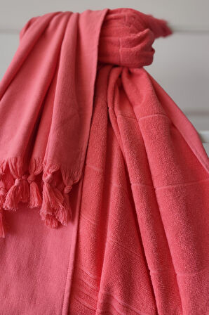 Sevim %100 Pamuk Düz Havlu Peştemal-90x170 cm