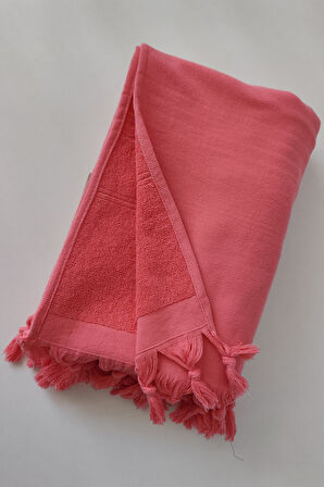 Sevim %100 Pamuk Düz Havlu Peştemal-90x170 cm