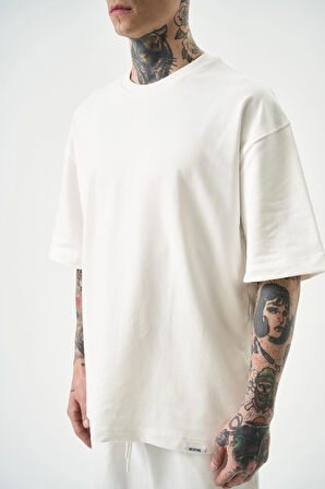 Erkek Basic T-Shirt Beyaz