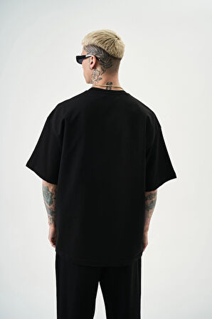 Erkek Basic T-Shirt Siyah