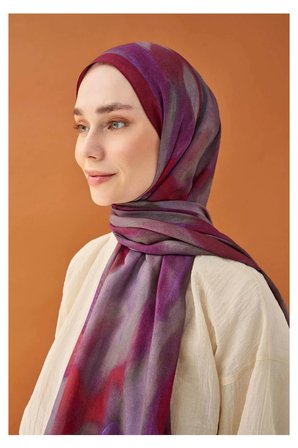 Riva Şal Tencel Cloud Mor