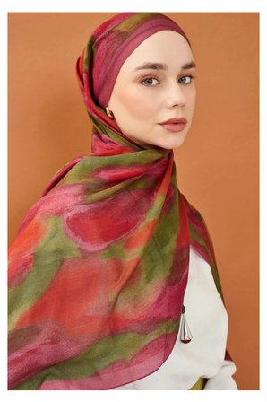 Riva Şal Tencel Cloud Koyu Pembe