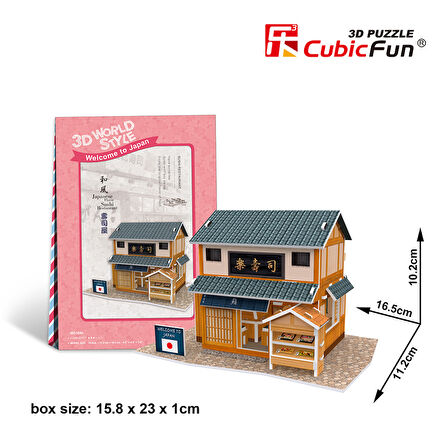 Cubic Fun 3D 32 Parça Puzzle Japon Sushi Restoranı