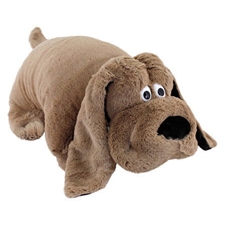 Buruşuk Köpek Katlanır Yastık Peluş
