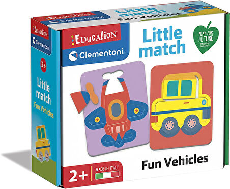 Clementoni Little Match Puzzle - Eğlenceli Araçlar
