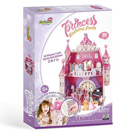 Cubic Fun Prenses Doğumgünü Şatosu 3D Puzzle