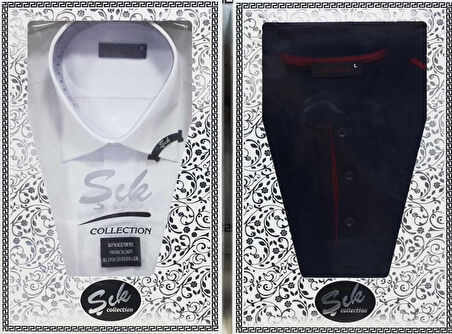 Şık 11 Parça Gömlek Pijama Full Damat Seti