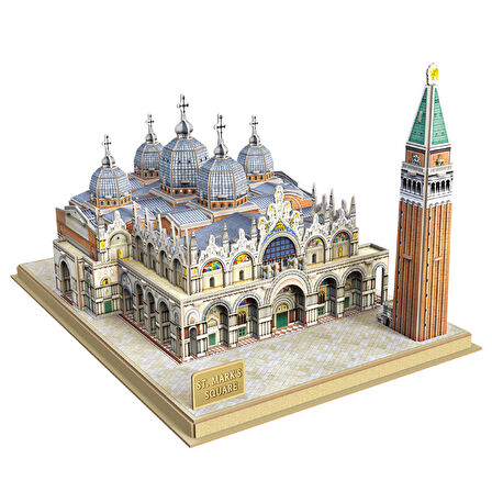 CubicFun National Geographic San Marco Meydanı 3D Puzzle 107 Parç