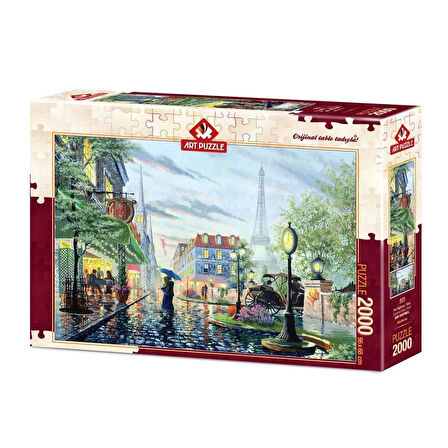 4574 Art Puzzle Yaz Yağmuru, Paris 2000 parça Puzzle / +15 yaş