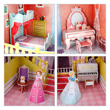 Cubic Fun 81 Parça Puzzle Fairytale Castle