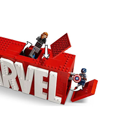 76313 Lego Marvel Logosu ve Minifigürleri 931 parça +12 yaş