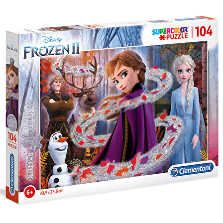 Clementoni 104 Parça Puzzle Simli Frozen