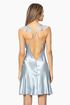 Pierre Cardin Midi Dantel Sabahlık Gecelik Set 4240 Mist