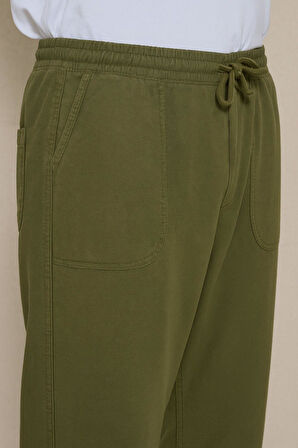 Erkek Keten Bol Kesim Rahat Kalıp Pantolon