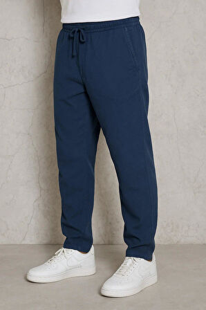 Erkek Keten Bol Kesim Rahat Kalıp Pantolon