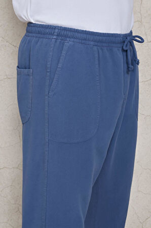 Erkek Keten Bol Kesim Rahat Kalıp Pantolon