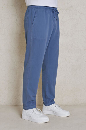 Erkek Keten Bol Kesim Rahat Kalıp Pantolon