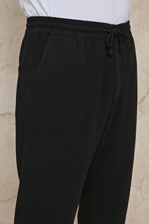 Erkek Keten Bol Kesim Rahat Kalıp Pantolon