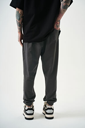 Erkek Basic Jogger Eşofman Altı Füme