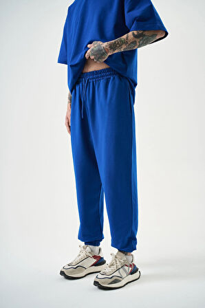 Erkek Basic Jogger Eşofman Altı Saks