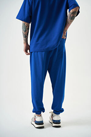 Erkek Basic Jogger Eşofman Altı Saks
