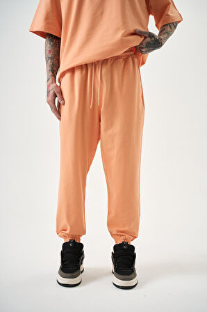Erkek Basic Jogger Eşofman Altı Şeftali
