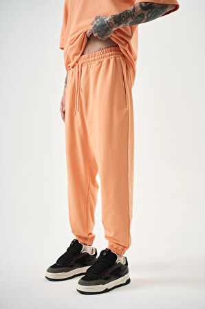 Erkek Basic Jogger Eşofman Altı Şeftali