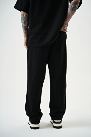 Erkek Basic Baggy Eşofman Altı Siyah