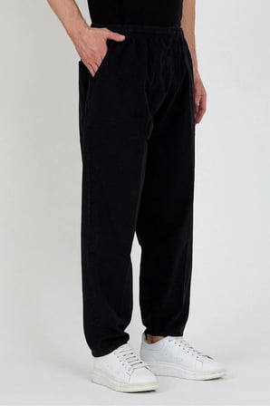 Unisex Ince Yazlık Beli Lastikli Kordonlu Keten %100 Pamuklu Kumaş Pantolon Pijama
