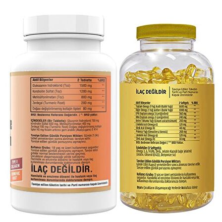 Ncs Glucosamine Msm Type ll Collagen 120 Tablet & Flx Omega 3-6-9 90 Tablet
