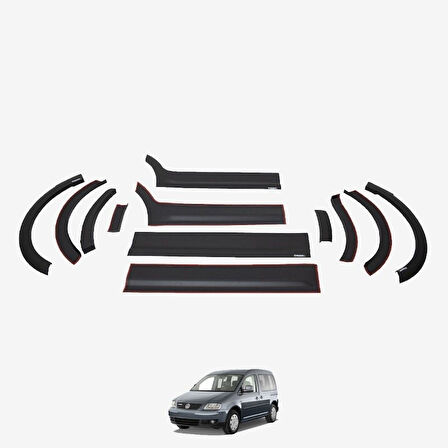 Volkswagen Caddy 2010-2015 Dodik Set 12 Parça Uzun Şase Çift Sürgü