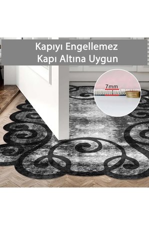 Banyo Paspası, Yumuşak Banyo Halısı, Kaymaz Dot Tabanlı, Yıkanabilir - 60x100