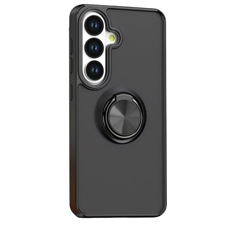 Samsung Galaxy S26 Montreal Yüzüklü Silikon Kapak - Siyah