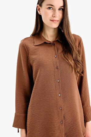 DeFacto Regular Fit Basic Düz Uzun Kollu Gömlek C3819AX25SPBN519