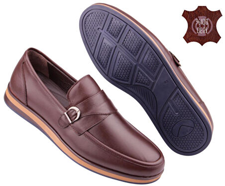 Detector Hakiki Deri Ortopedik Ultra Rahat Şık Erkek Ayakkabı 5110