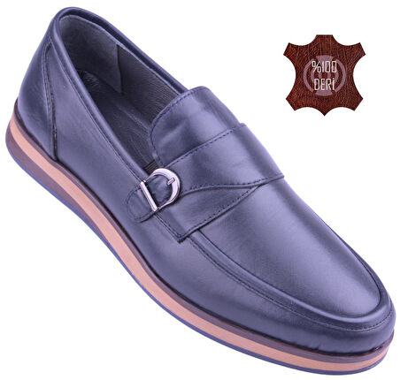 Detector Hakiki Deri Ortopedik Ultra Rahat Şık Erkek Ayakkabı 5110