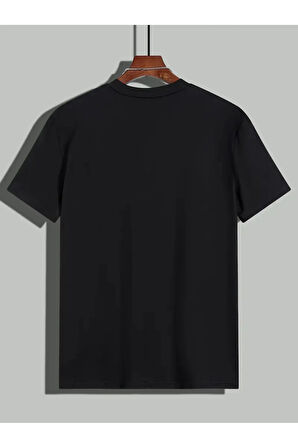 Unisex Pamuklu Wake Up Ön Baskılı Tasarım Tshirt