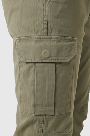 RizzUP Erkek Slim Fit Likralı Açık Yeşil Kargo Jogger Pantolon – İpli Bel Lastikli Paça 1601569