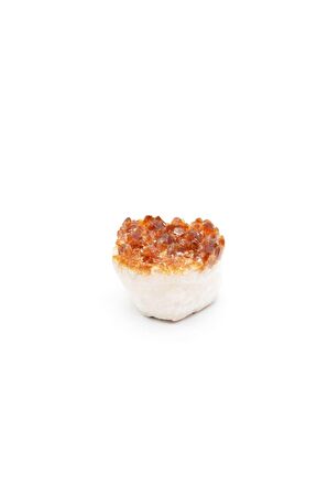 Hakiki Doğal Brezilya Sitrin Taşı Kaya Parçası 111 Gram