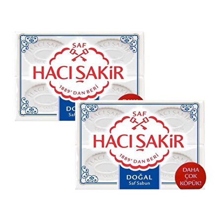Hacı Şakir Doğal Kalıp Sabun 4x150 GR X 2 Adet