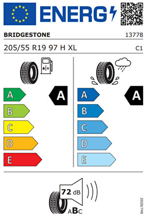 Bridgestone 205/55r19 97h xl turanza eco Oto Yaz 2022