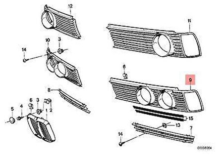 BMW E21 PANJUR SOL 1976-1983 51131834989