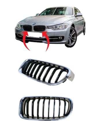 Bmw F30 Ön Panjur Set Sport 2012-2018 51137260497/51137260498