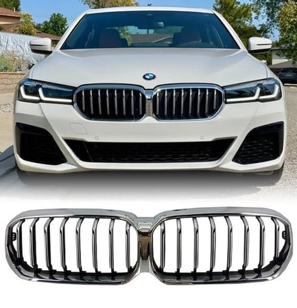 Bmw G30 2021>> Piano Black Ön Panjur Seti Cift Çıta 51139464218