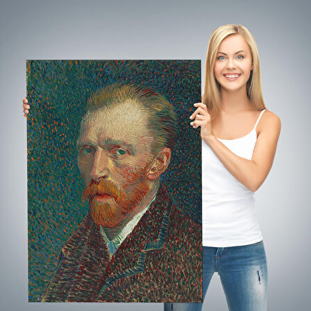 Vincent Van Gogh'un Portresi 1887 Kanvas Tablo-5114