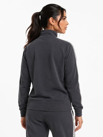 UMBRO Modal Kumaş Kadın Siyah Fermuarlı Spor Sweatshirt VC0064