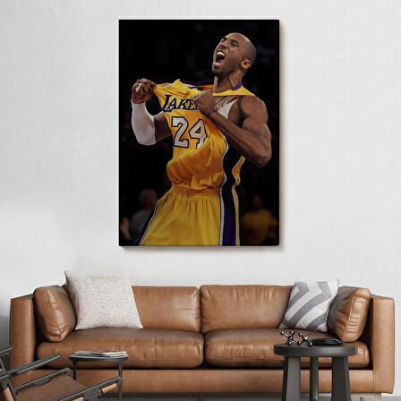 Kobe Bryant Los Angeles Lakers Kanvas Tablo-5117