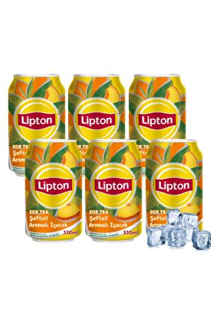 Lipton Ice Tea Şeftali Soğuk Çay 330 ml x 6 Adet